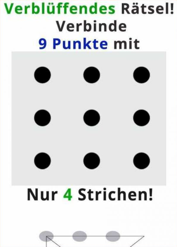 Verblüffendes Rätsel: Nur 7% schaffen es unter 4 Minuten! Und du? :)