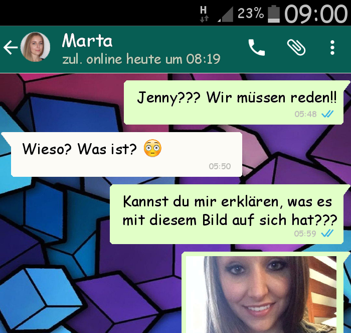 Man sollte immer verdammt aufpassen, wo man private Bilder hinschickt! Vorallem in der Beziehung!