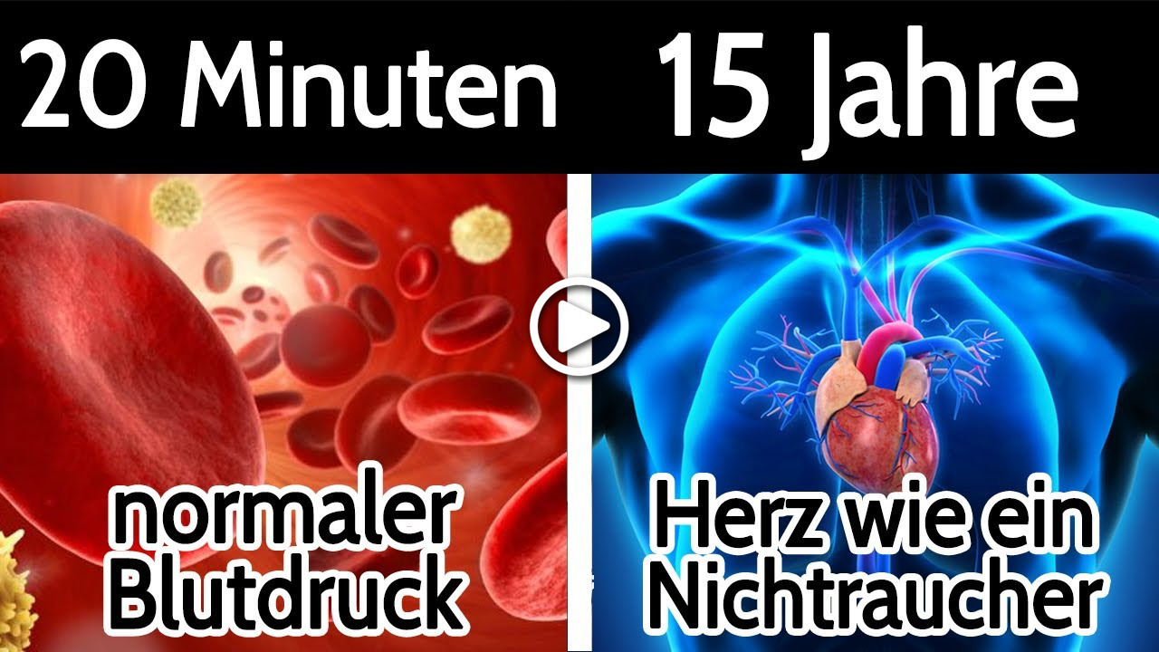 Das passiert wenn du aufhörst zu Rauchen!